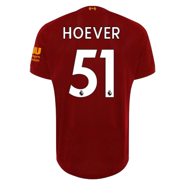 Trikot Liverpool NO.51 Hoever Heim 2019-20 Rote Fussballtrikots Günstig